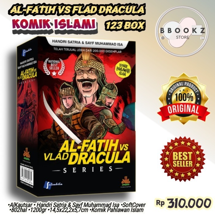 

Komik Al-Fatih Vs Vlad Dracula 1 2 3 Seri Komplit Box Handry Satria