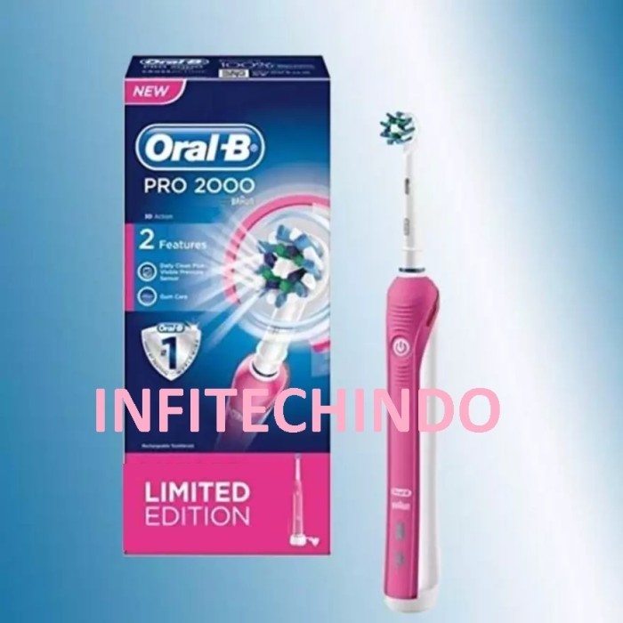 Oral B Pro 2 / 2000 Electric Toothbrush 3D Oral-B Sikat Gigi Elektrik