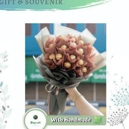 

PROMO MURAH Hadiah Buket Cokelat - Buket Ferero