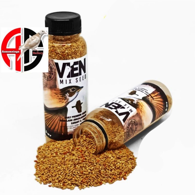 VIEN MIX SEED VOER VIEN SEED PAKAN BURUNG BRANJANGAN  KEMASAN BOTOL