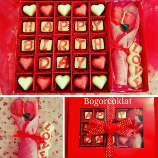 

PROMO MURAH Coklat Ucapan + Buket Bunga