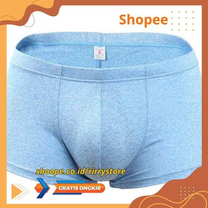 BOXER BRIEF PRIA - LEMBUT - LOW RISE - SEXY - CELANA/ BOXER BRIEF PRIA - LEMBUT - LOW RISE - SEXY - 