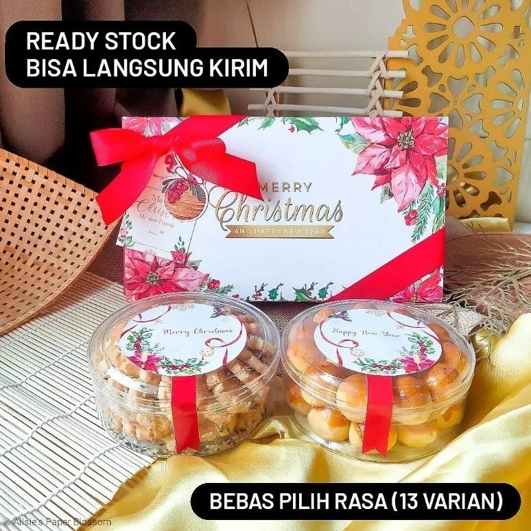 

CNY (READY BISA INSTANT) Hampers Natal & Tahun Baru Premium isi 2 Toples - FREE CARD & PAPERBAG | Christmas & New Year Hampers - Parsel Tahun Baru dan Natal Kue Kering Bisa Pilih Nastar, Sagu Keju, Lidah Kucing, Putri Salju, Coklat Mede, dll