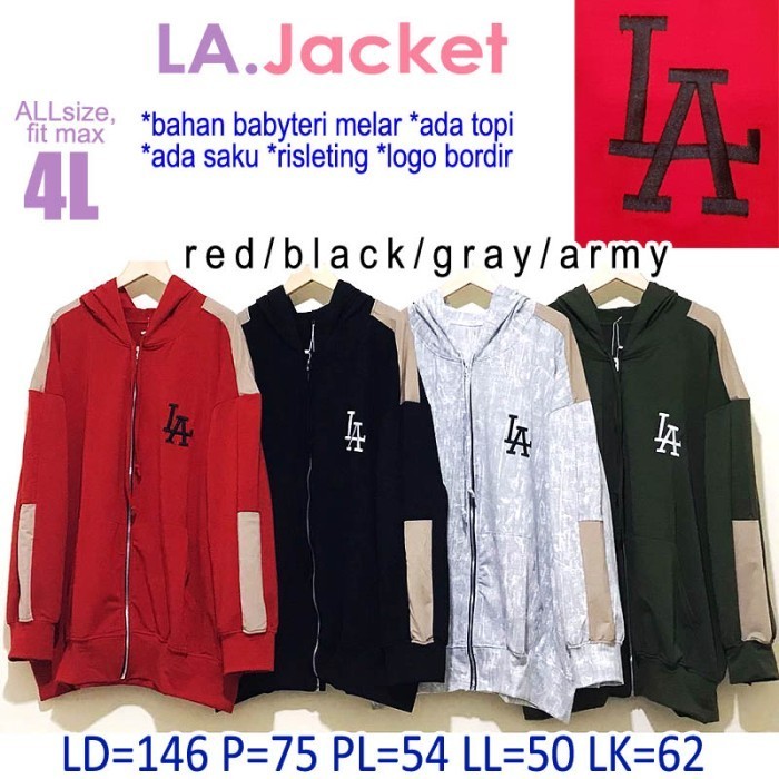 READY LD 140, JACKET JUMBO, JAKET BIG SIZE WANITA