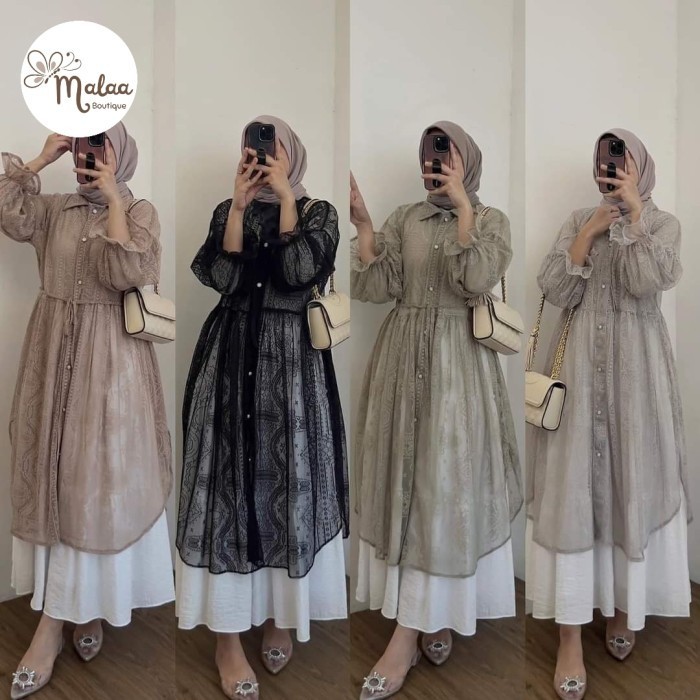 READY SABRINA OUTER BRUKAT Kebaya modern Tunik kondangan