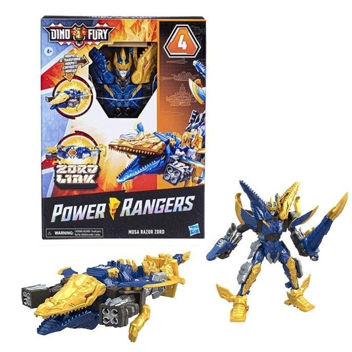 Power Rangers Dino Mosa Razor Zord Morphing Dino Robot Figure