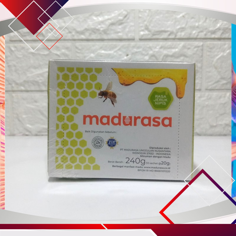 

Madurasa Rasa Jeruk Nipis 1 Pak Isi 12 Sachet x 20gr .