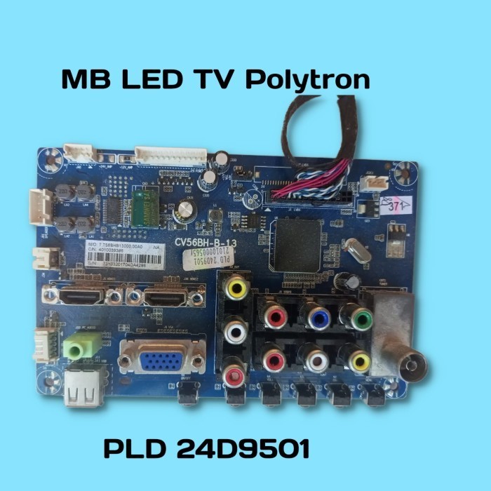 MB Mainboard Motherboard Mesin LED TV Polytron 24 Inch PLD 24D9501