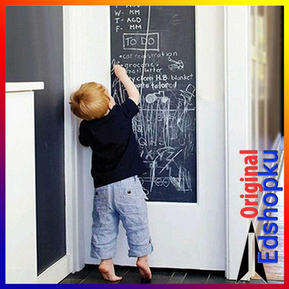 

Stiker Papan Tulis Kapur Dinding Anak Belajar Menulis Berhitung Gambar 100x45cm