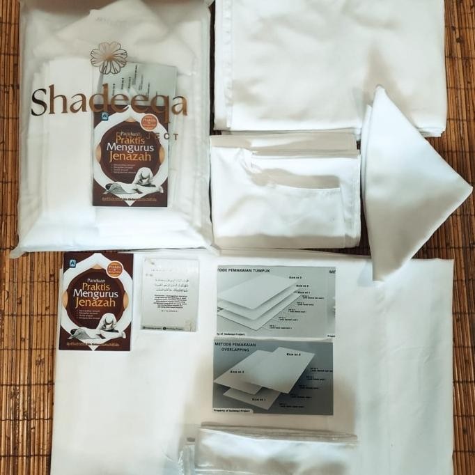 Kain Kafan Perempuan Akhwat | Kain Kafan Nstan Shadeeqa Project Kualitas Premium
