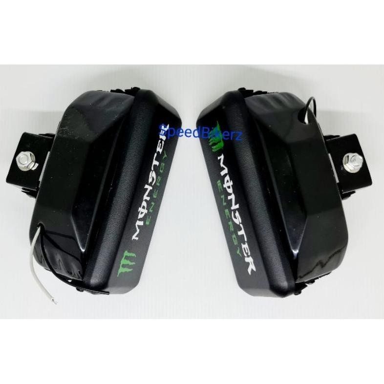 (AKSESORIS MOTOR) Lampu Halogen Sorot Tembak Kabut KOTAK TOPI Universal Fog Lamp Foglamp