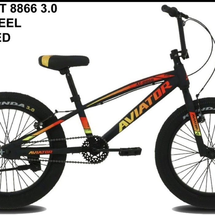 BMX 20" 8866 AT aviator sepeda anak BMX 20 inch 8866 aviator