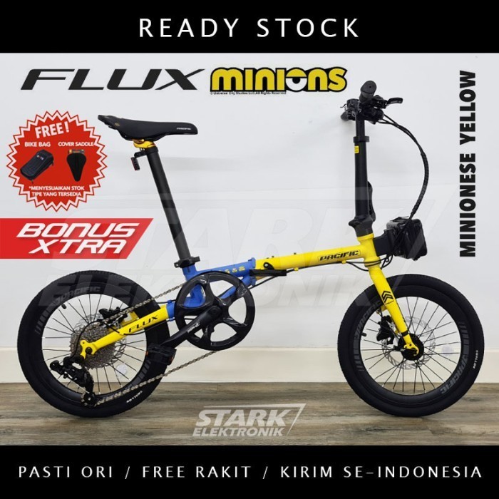 Pacific FLUX Minion MINIONS Sepeda Lipat Folding Bike