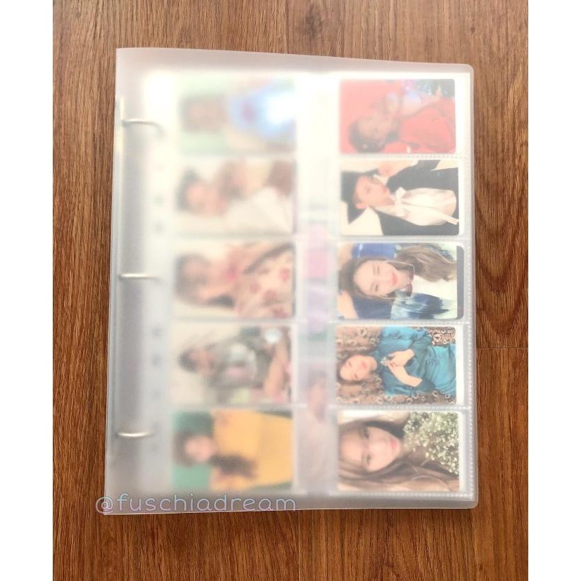

Binder + 10P Sleeve Bantex Untuk Photocard Polaroid Kpop