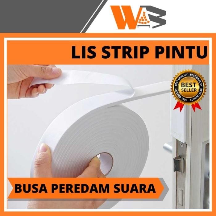 Peredam Suara / Busa Peredam Suara / Penutup Celah Pintu Busa Peredam Suara Ruangan Kamar Studio Lis