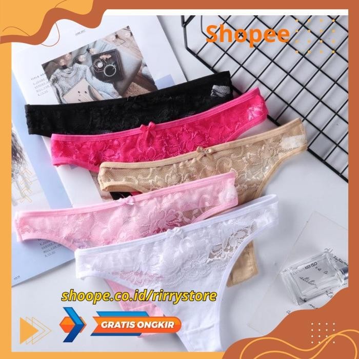 CELANA G STRING THONG KATUN DAN LACE GS 505 ST2. - CELANA G STRING THONG KATUN DAN LACE HIGHT QUALIT