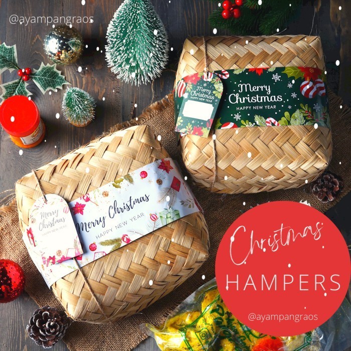 

Ready CHRISTMAS HAMPERS FREE BESEK DAN HANGTAG (1ekor ayam)