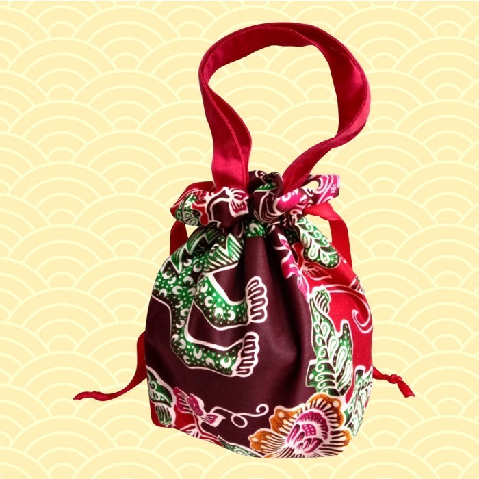 

Ready Imlek Pouch / Kantong Imlek Motif Gendongan Jadul Klasik