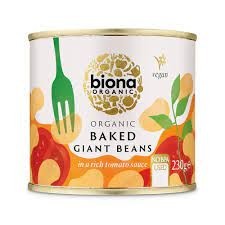 

Biona Organic Baked Giant Beans In Tomato Sauce 230 g