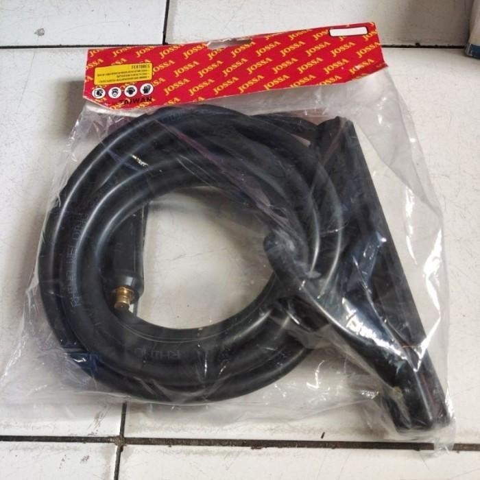 NEW - KABEL LAS SET 10 METER PLUS STANG LAS KABEL MESIN LAS LISTRIK ,.