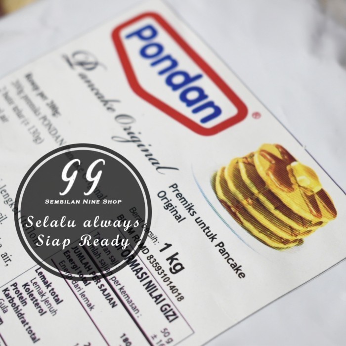 

Terlaris " Pondan Pancake Original 1 Kg Tepung Premix Premiks Tepung Instant Promo Terbaru