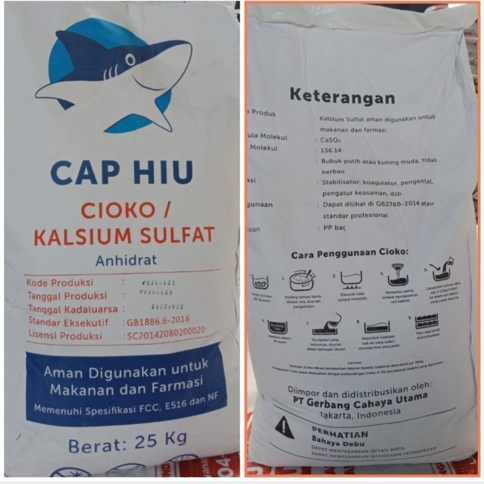 

Terlaris Cioko Kalsium Sulfat Cap Hiu Food Grade Tbk Promo Terbaru
