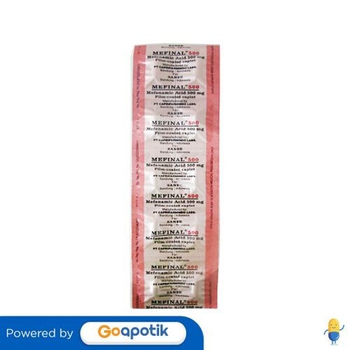 MEFINAL 500 MG STRIP 10 KAPLET