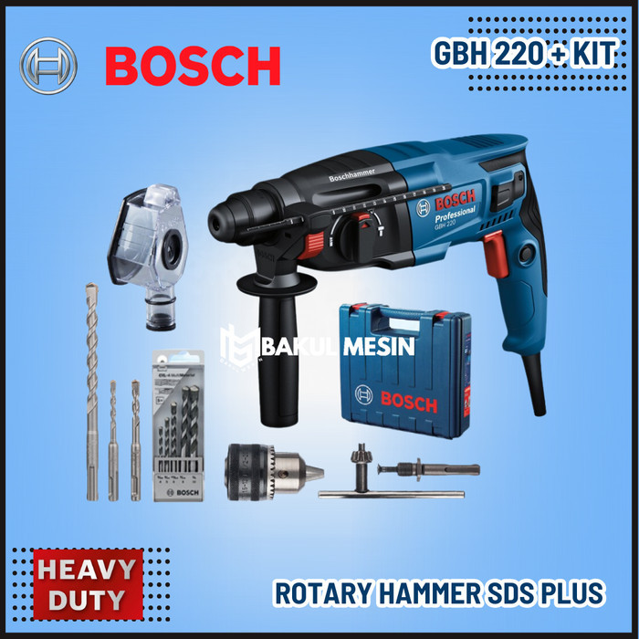 Bosch Gbh220 Mesin Bor Beton Rotary Hammer 22Mm Gbh 220 Terlaris