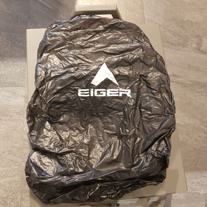 Eiger Transparent Rain Cover Small 30X35L Rain Cover Bag - Black
