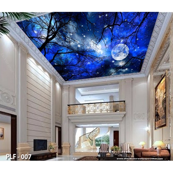 Terlaris Wallpaper Plafon Langit Wallpaper Langit Malam Bahan Vinyl Sticker Promo Terbaru