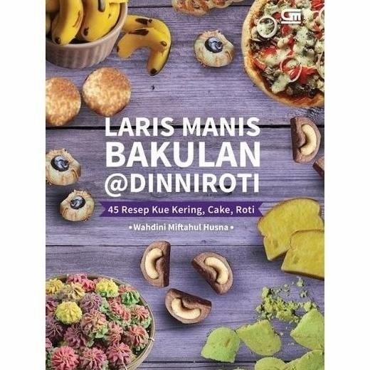 

Asli Buku Laris Manis Bakulan Dinniroti 45 Resep Kue Kering Cake MURAH