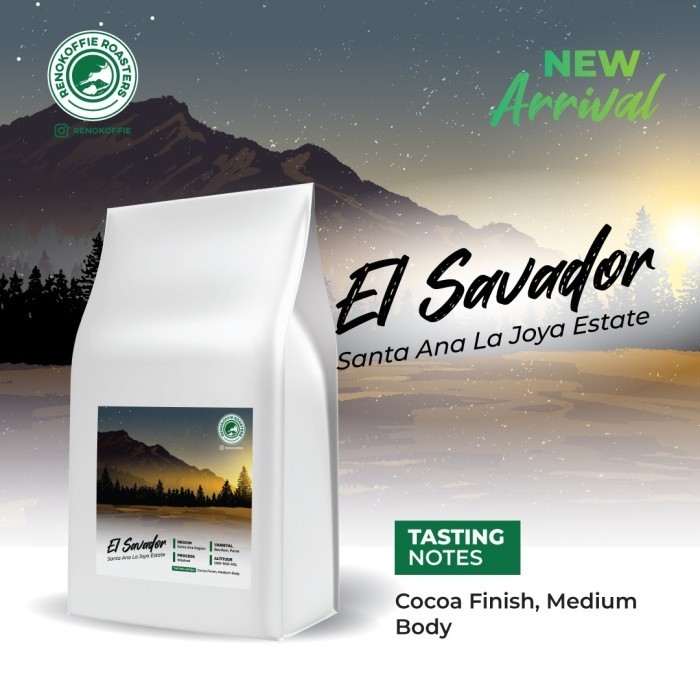 

Kopi Arabika El Savador Santa Ana La Joya Estate 1Kg (Biji/Bubuk)