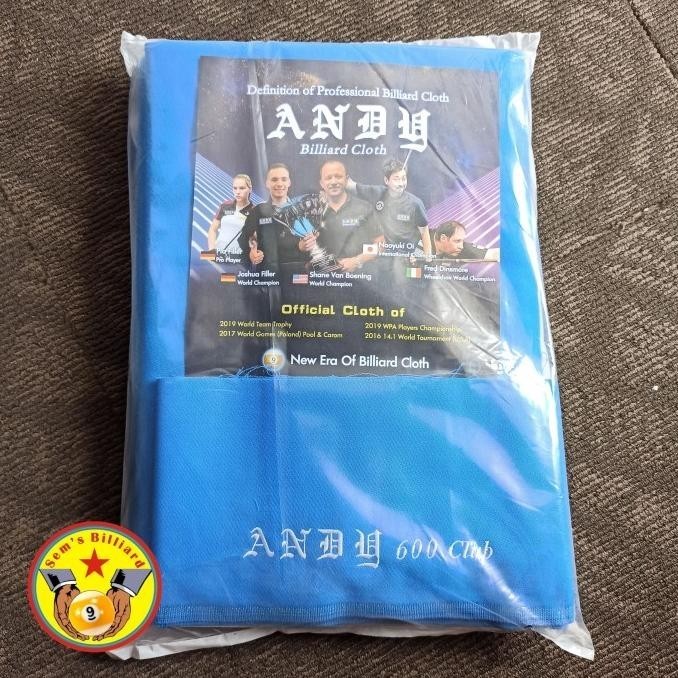 Terlaris Sale Andy 600 Cloth Billiard - Kain Billiard - Laken Meja Billiard - Promo Terbaru