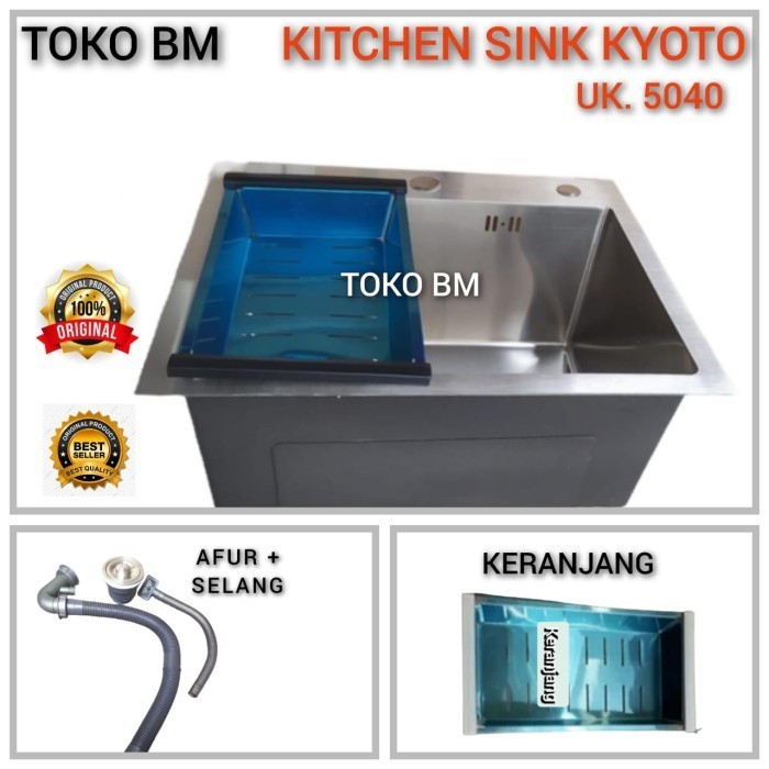 Terlaris Sink Bolzano 5040/Kitchen Sink Bolzano 5040 Promo Terbaru