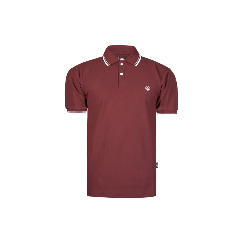 [ONLINE EXCLUSIVE] Prung Saraca Poloshirt Kaos Polo Warna Maroon