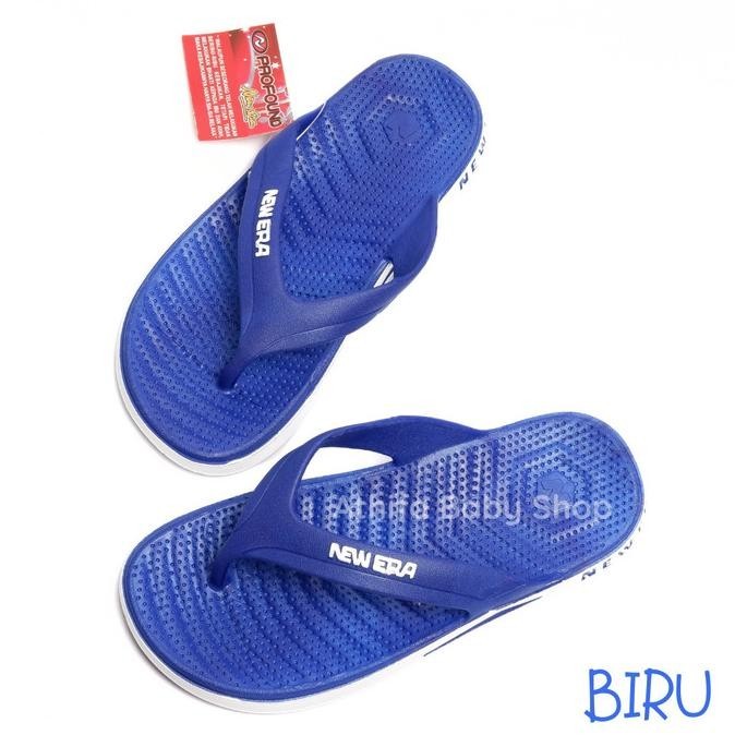 [ New ] Sandal Jepit Anak Laki Cowok Karet Spon Sd Smp Tanggung New Era 3005 Original