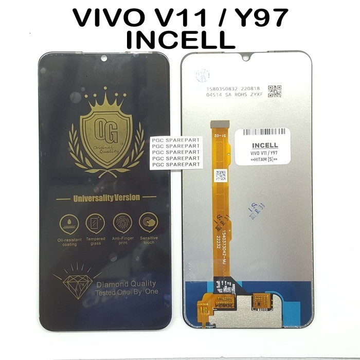 Original OEM LCD Touchscreen Fullset Vivo V11 / Vivo 1806