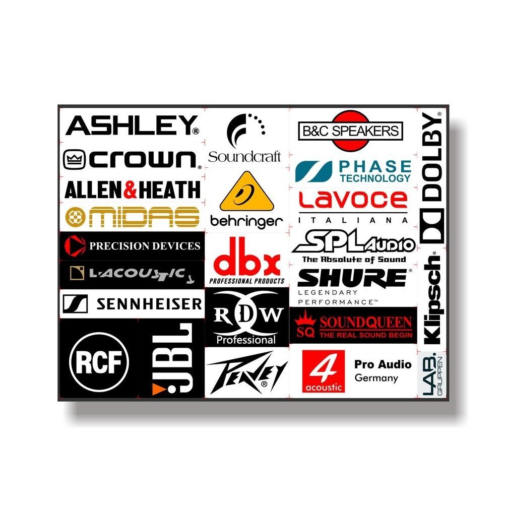 

usmaya.store Stiker Sound System / Sound Balap - ACC - Isi 24 Sticker - ASHLEY SPL RCF ||