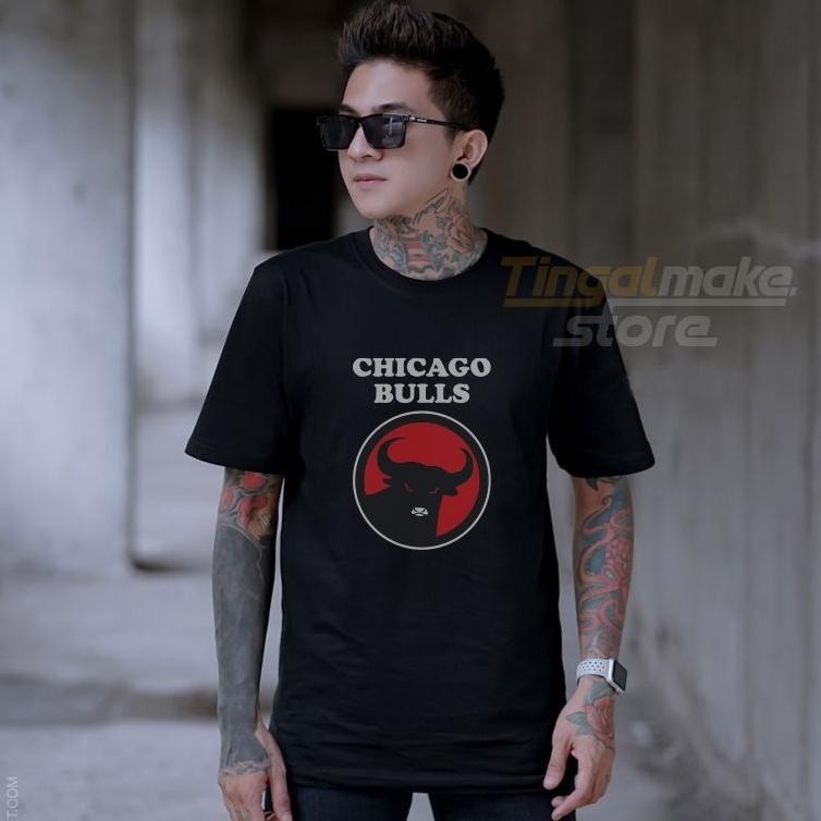 PRODUK BARU DTF | Kaos Distro Chicago Bulls PDI Perjuangan Unik Unisex | Kaos Parodi Pria Wanita | K