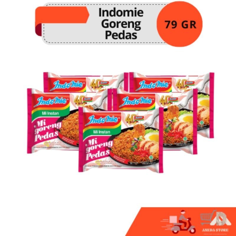 

Indomie Goreng Pedas | 79 Gram | Eceran