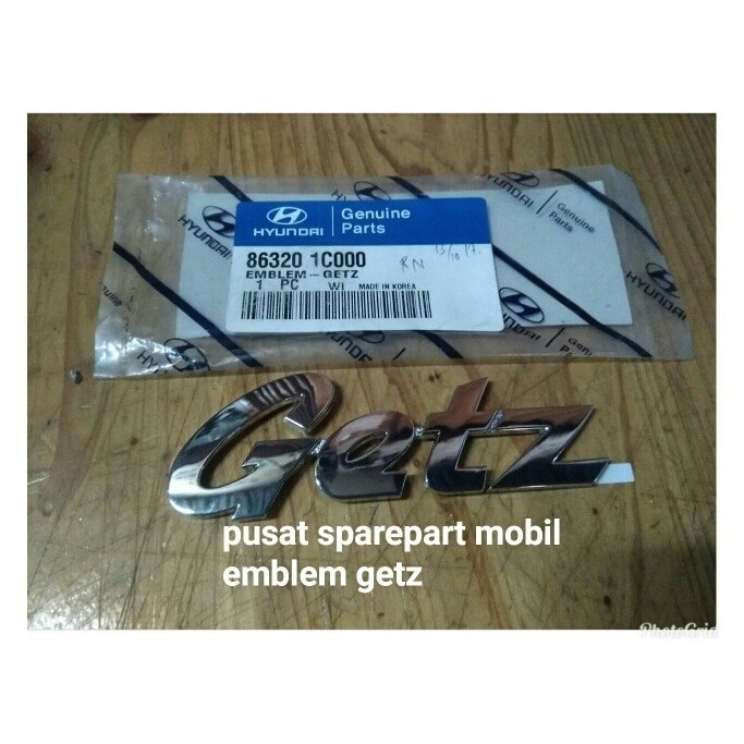 Baru Emblem Hyundai Getz Logo Hyundai Kode Kn196