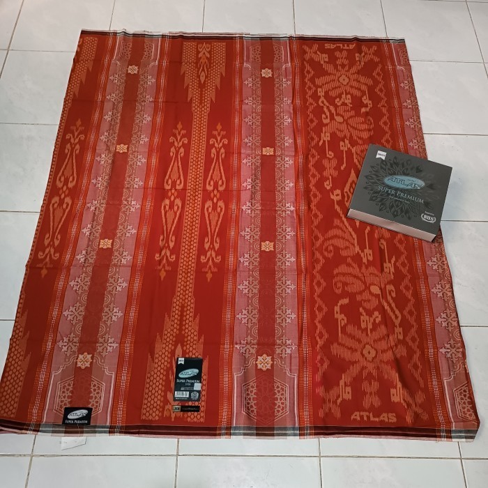 SARUNG ATLAS PREMIUM SONGKET AFKIR MOTIF BHS JGL JGM JGE