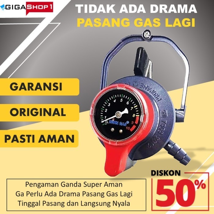 KEPALA REGULATOR LEGULATOR KOMPOR GAS LPG ELPIJI WIN GAS ORIGINAL MURA