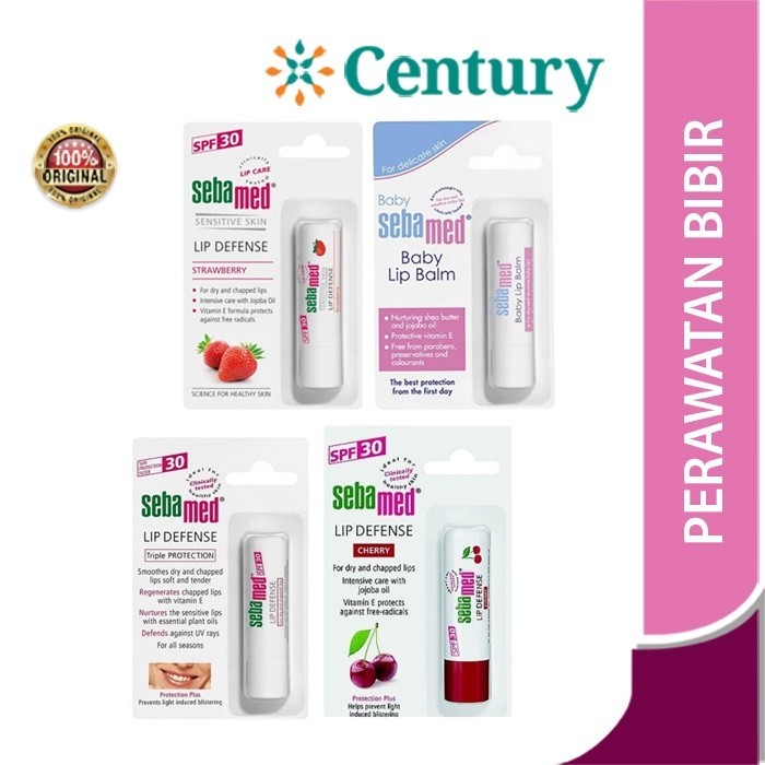 Sebamed Lip Defense SPF30/ Sebamed Lip Cherry/ Sebamed Lip Strawberry/ Sebamed Baby lip Balm