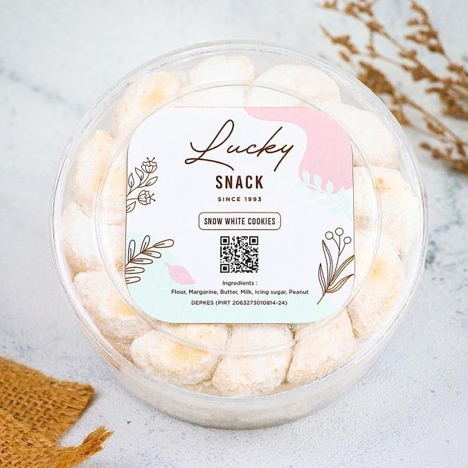 

Terlaris Kue Kering "Putri Salju" Premium Wijsman Wisman 500Gram Toples Bulat Berkualitas