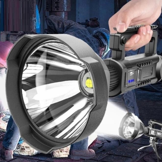 Senter sorot Super Bright 9000 Lumens Big lamp LEED XHP50 USB CHARGER | tokosaffa