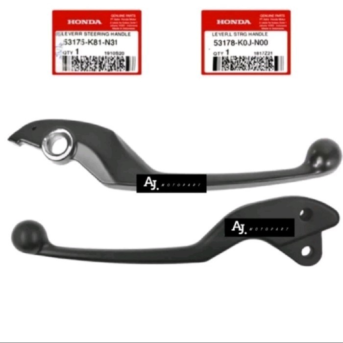 Terlaris Handle Rem Kanan Kiri BEAT 2020 SCOOPY 2021 hitam ori honda