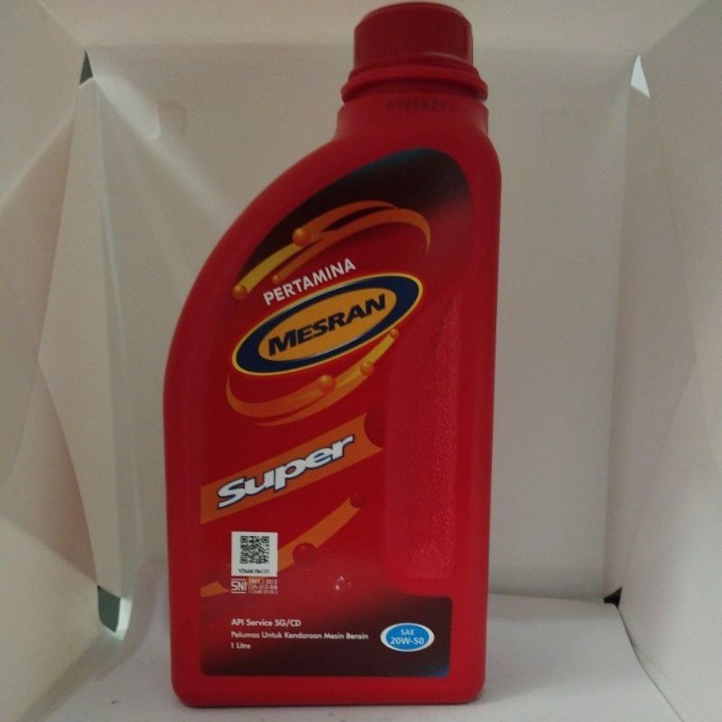 oli mesran super 1 liter SAW 20W-40 (botol)