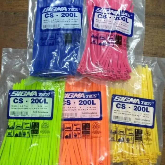

Kabel Ties Tie Tis 20Cm 20 Cm Warna Kualitas Premium