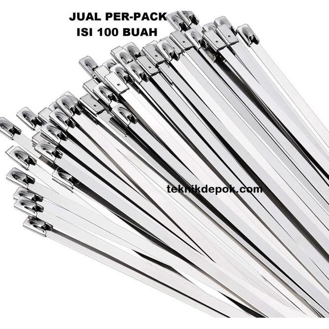 

Perpack Cable Ties Stainless 4.6 X 200 Mm Tali Tie 20 Cm Tis Pengikat Kualitas Premium